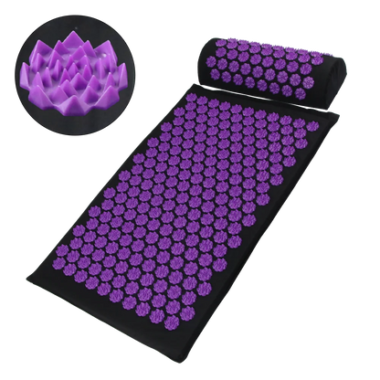 Acupressure Yoga Mat Kuznetsov's Applicator Cushion Sensi Massage Body Needles With Spikes Pillow Foot Massager Fitness Pilates
