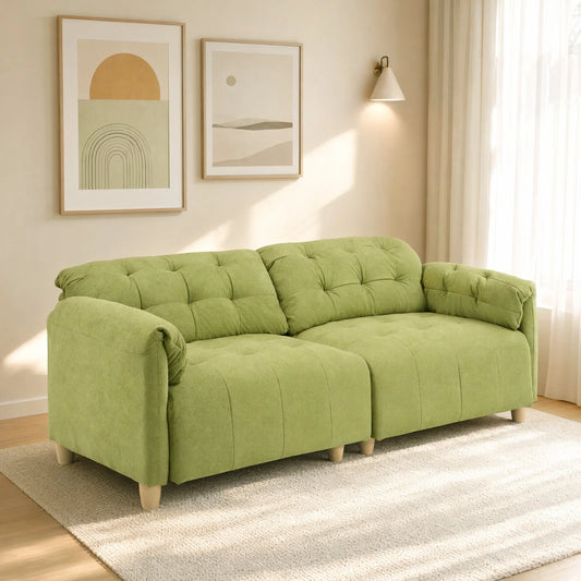 Double Storage Sofa With Hidden Storage Design Suitable for Small-Sized Living Rooms Bedrooms Apartments Studio Apartments Dormitories