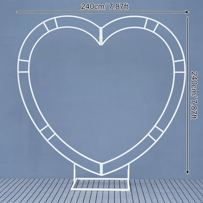 Angela Flower Red Rose Creative Love Heart Floral Wall Cloth Base Flower Arrangement Wedding Backdrop Frame Proposal Decor A7699