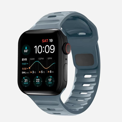 Sport Band For Apple Watch Ultra 9 8 7 6 SE 5 Soft Silicone Lightweight Bracelet Strap For iWatch 38MM 40MM 42MM 44MM 45MM 49MM