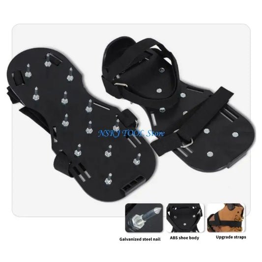 L8RC Professional Gardening Spikes Shoes Spiked Shoes For Effortless Lawn Oxygenation