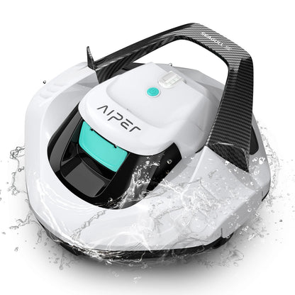 Refurbished Aiper Seagull SE Pool Vacuum Cordless Robotic Pool Cleaner with 100 Mins Runtime, Powerful 1320GPH Suction,Smart Self-Parking, Pool Vacuum for Above Ground Pools up to 860 Sq.ft