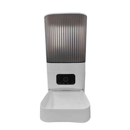 Cross Border Remote Control Cat Automatic Feeder With Camera Visual Interactive Home Pet Intelligent Feeder New Hot DropShipping