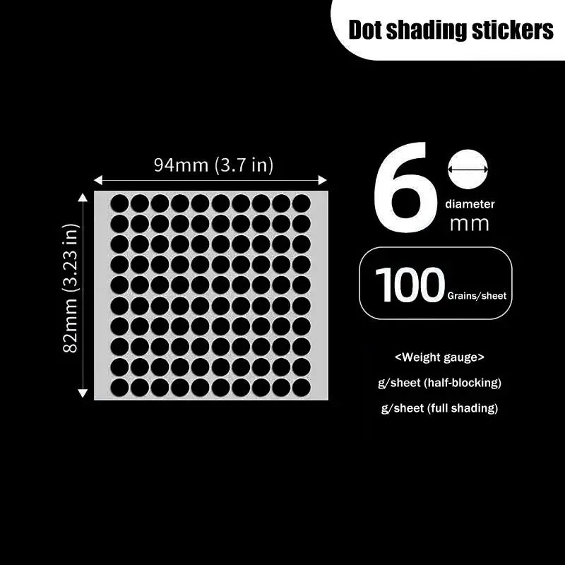 100pcs Black Light-Blocking Stickers For VR Glasses AI Intelligent Glasser Record Video Shading Sticker Privacy Stickers