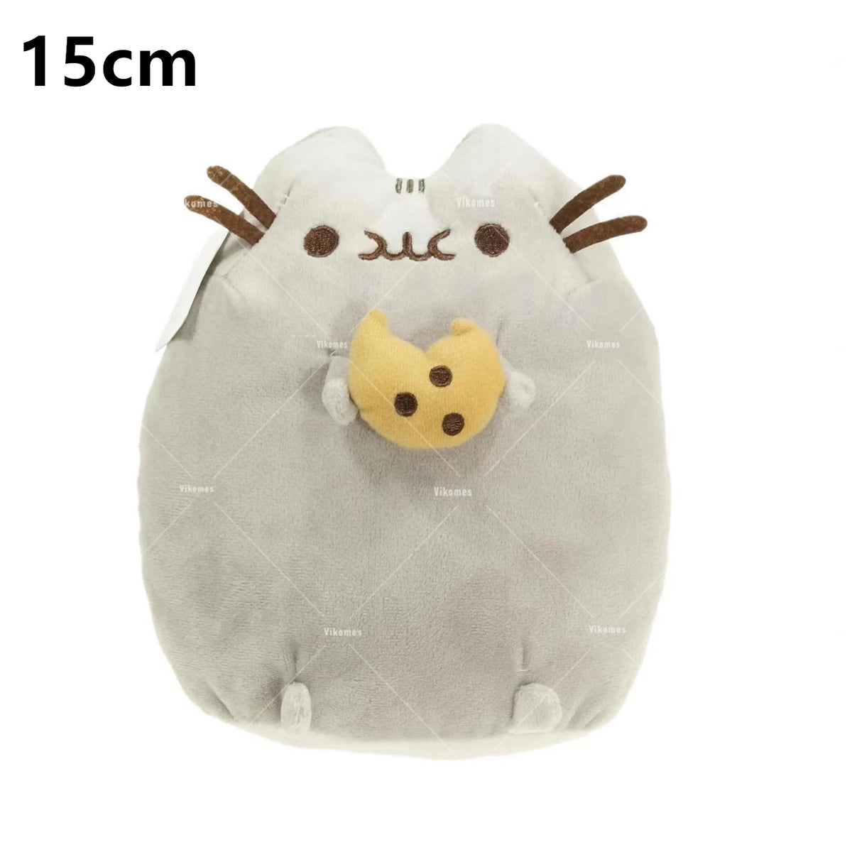 The Pusheen Cat Balloons Birthday Decoration Party Supplies Cartoon Grey Pet Fat Cat Theme Banner Backdrop Cake Topper Sticker