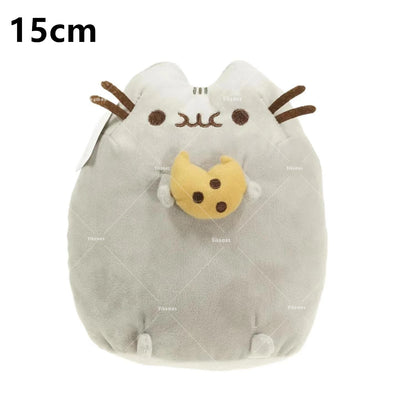 The Pusheen Cat Balloons Birthday Decoration Party Supplies Cartoon Grey Pet Fat Cat Theme Banner Backdrop Cake Topper Sticker