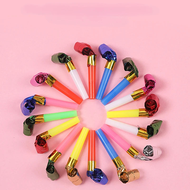 30 Pieces Per Pack Children's Games Whistling Birthday Supplies Fun Parties Loot Bags Fillers Noise Generators Prank Toys