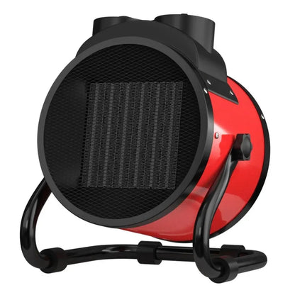 Portable Electric Space Heater with Overheat and Tip-Over Protection 2000W Adjustable Thermostat 2 Heat Settings + Fan Mode for