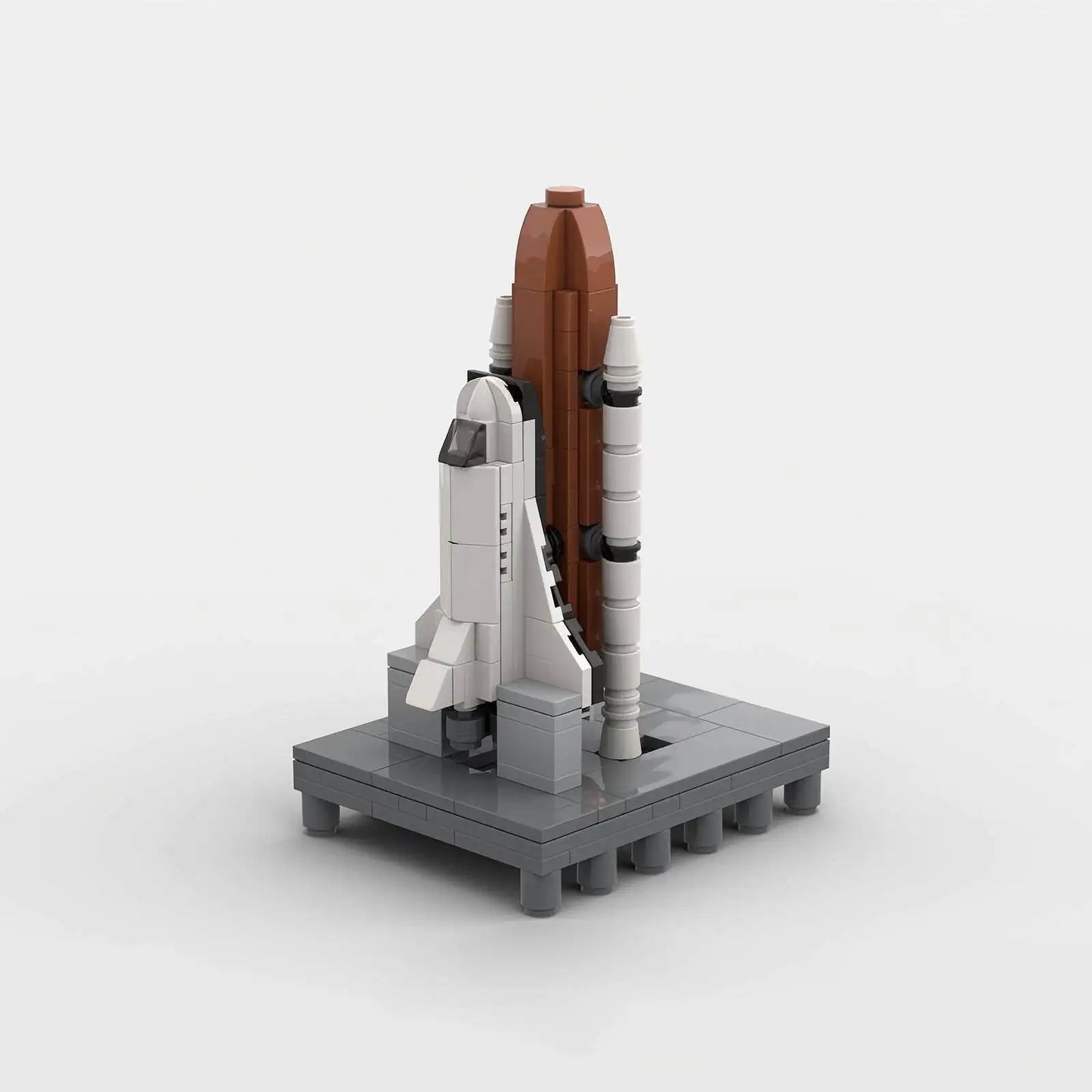 Moc Space Shuttle Model Building Blocks DIY Tech Custom Puzzle Space Shuttles Rocket Aircraft Rocket Propelled Plane Gifts