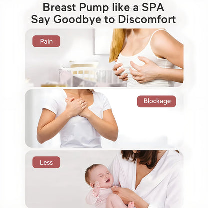 Wearable Breast Pump 1PCS Hands Free Silent Comfort USB Electric Breast Pump Breastfeeding Portable USB Breast Milk Collector
