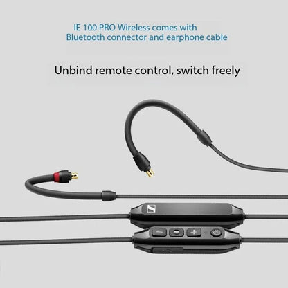 Original  Sennheiser IE 100 Pro in-Ear Monitor Wired HiFi Earphones Detachable Cable Earbuds