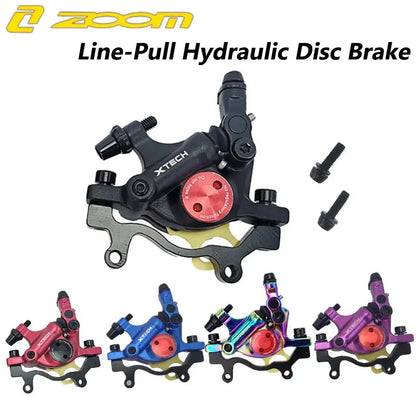 ZOOM HB-100 XTECH MTB  Hydraulic Disc Brake Kit for Mountain/Electric Folding Bike Front Rear Clamps Bicycle Accessories