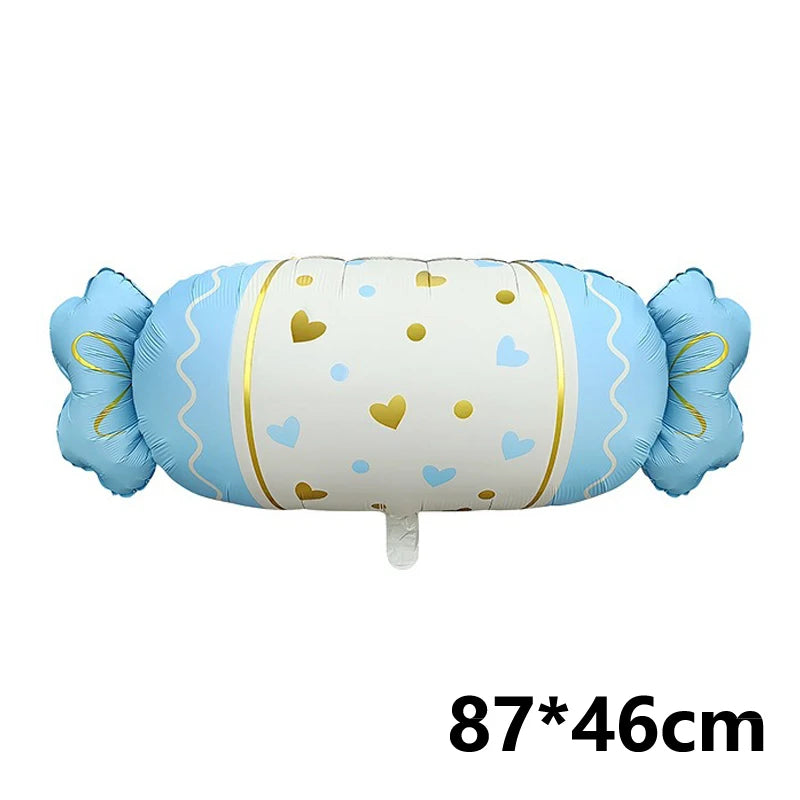 Birthday Cake Aluminium Foil Balloons Candy Ice Cream Cloud Camera Helium Balloon Birthday Party Decoration
