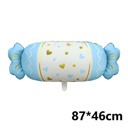Birthday Cake Aluminium Foil Balloons Candy Ice Cream Cloud Camera Helium Balloon Birthday Party Decoration
