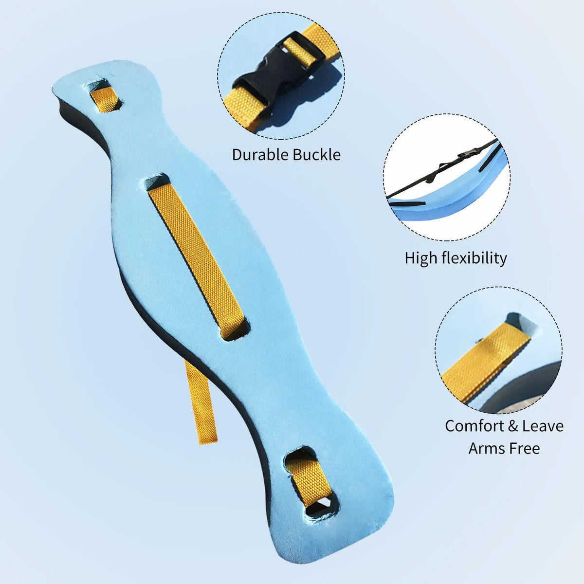 Swimming Floating Belt Swim Training Aid Float Board Adjustable Floating Safety Belt Waistband for Beginner Swimming Accessories