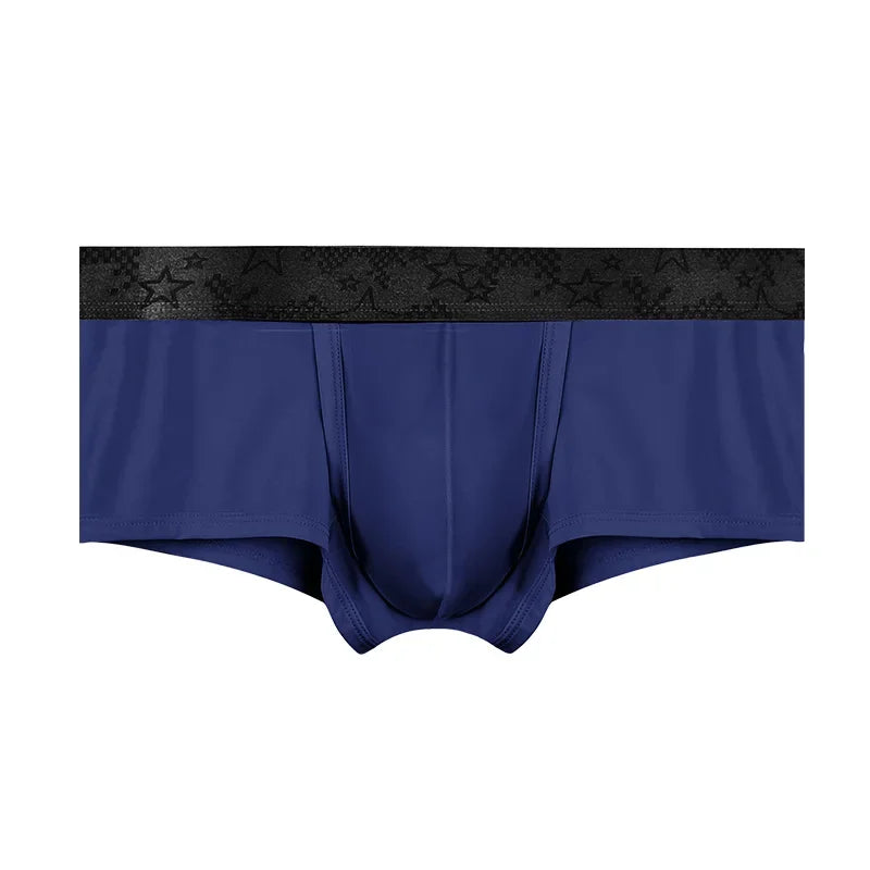 Spermatic vein underwear for men, ice silk summer thin style for men, scrotal support bullet separation varicose flat shorts