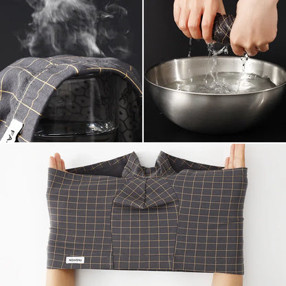 Men's Underwear Breathable Loose Mid Waist Sexy Plaid Homewear Panties Cotton Comfortable Boxer Shorts Elastic Mens Underpants