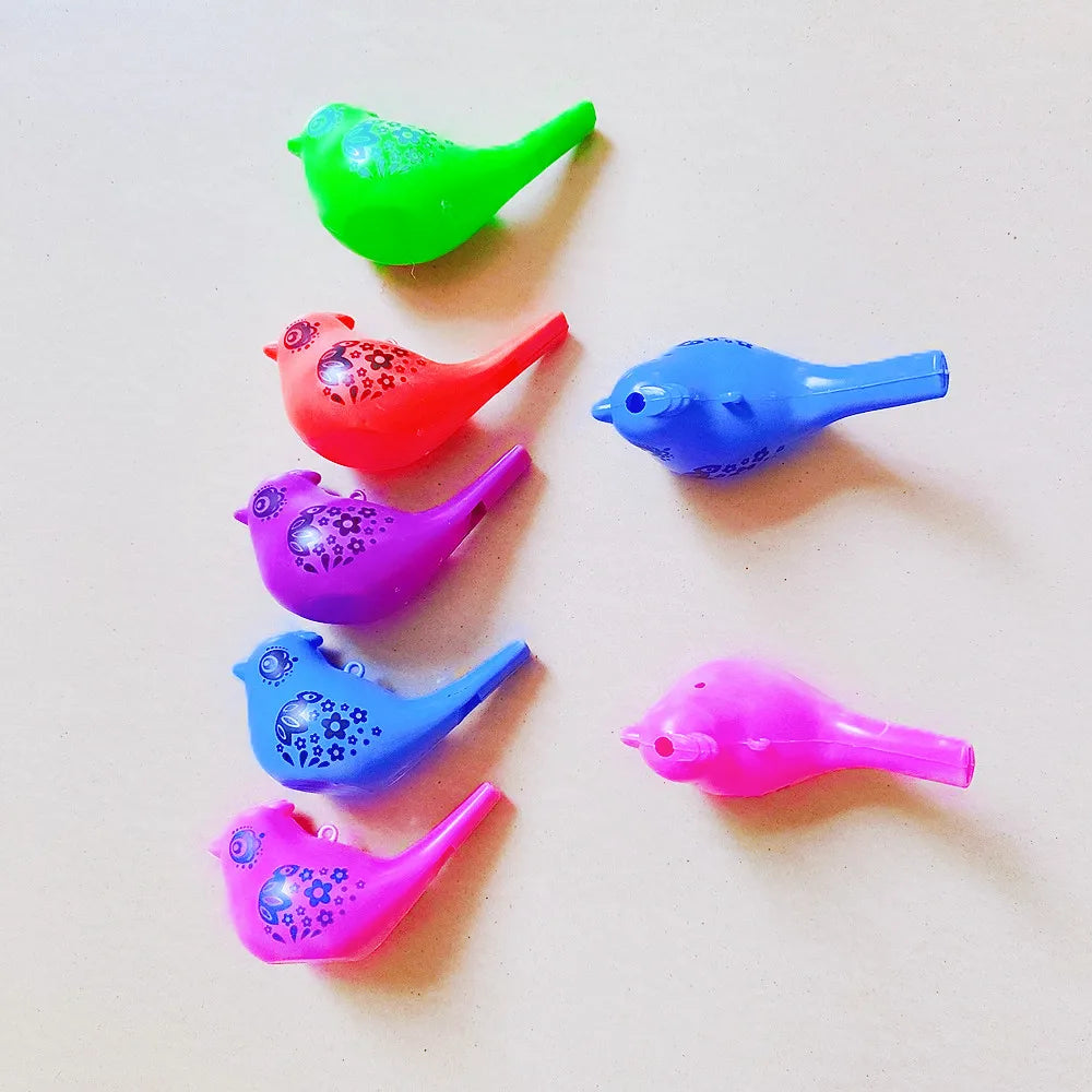 12Pcs Cute Animal Bird Whistle Cheerleading Kids Sports Toy Kids Birthday Party Favor Package Pinata Stuffing Gift