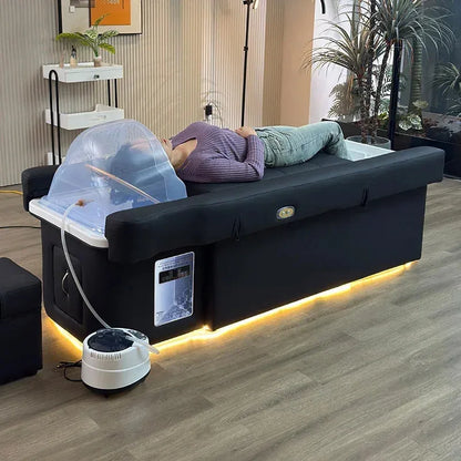 2025 Foot Spa Pedicure Shampoo Bed Modern Beauty Salon Back Lift Hair Washing Head Massage BED