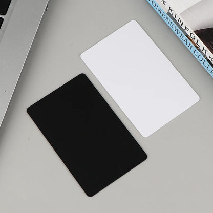 NFC215 Black White Cards Rewritable NFC NT-AG215 PVC Cards Blank Easy Convenient Programmable NFC Business Card