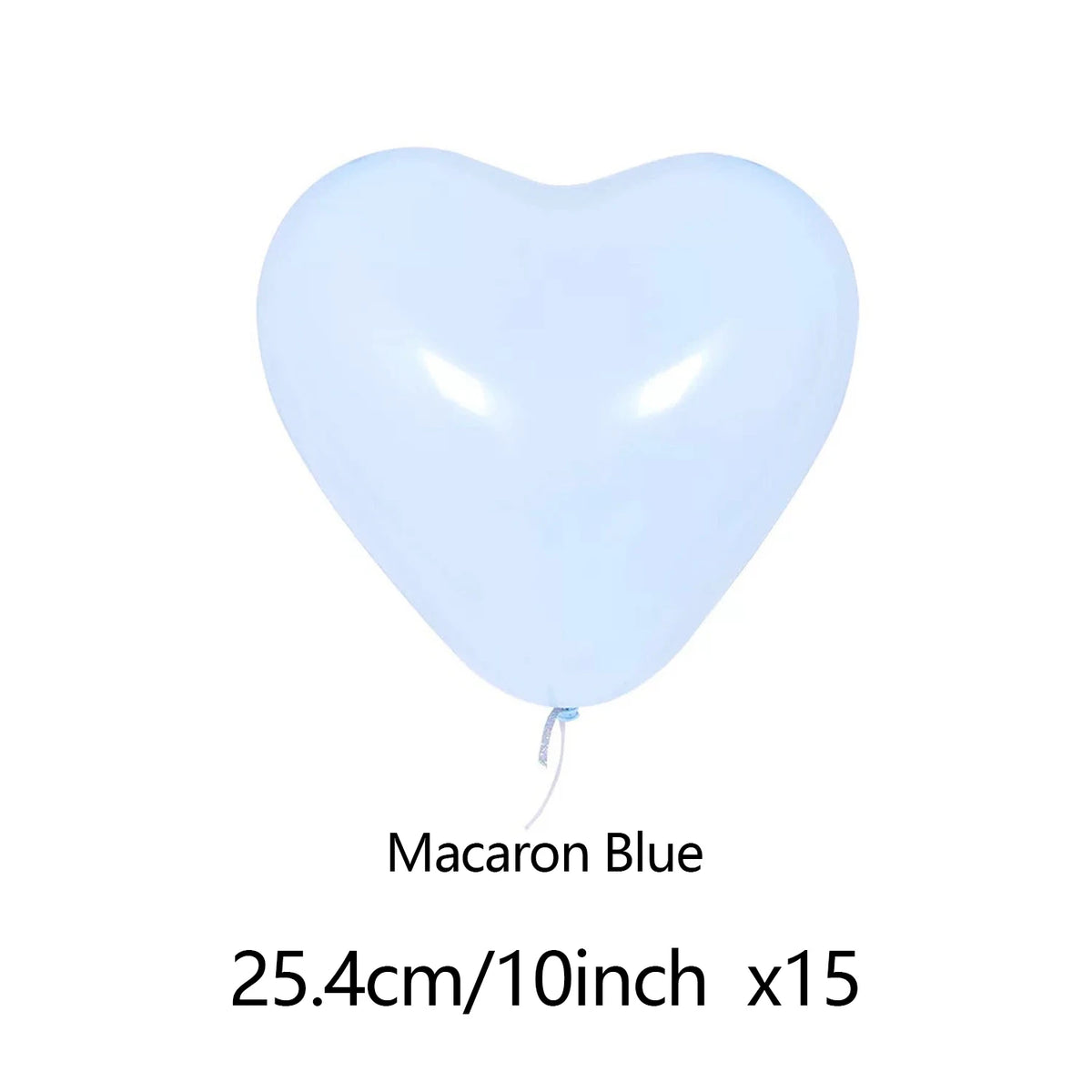 15pcs heart-shaped balloons, Maka color pink/blue/latex balloons Valentine's Day birthday wedding anniversary decoration