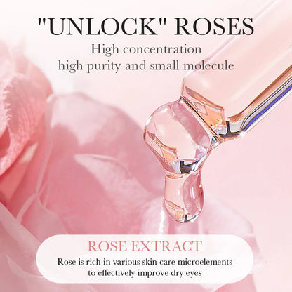 60pcs BIOAQUA Rose Hyaluronic Acid Eye Mask Anti Wrinkle Dark Circles Eye Bags Moisturizing Firming Eye Patches Skin Care