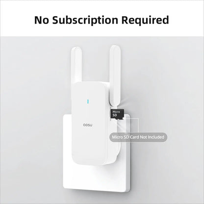 AOSU 3MP WiFi Doorbell 5000 mAh Battery Wireless Video Intercom AI Human Detection 2-way Audio Smart Door Bell Support Alexa