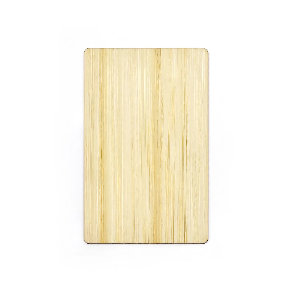 5Pcs Wooden Card NFC215 Card 13.56MHZ RFID Tag 504Bytes