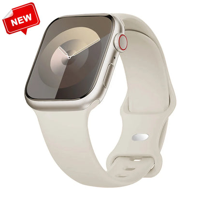 Silicone Strap For Apple Watch Bands 40mm 44mm 46mm 45mm 41mm 49mm 42 Correa Bracelet iWatch series ultra3 2 7 8 9 se 10 11 band