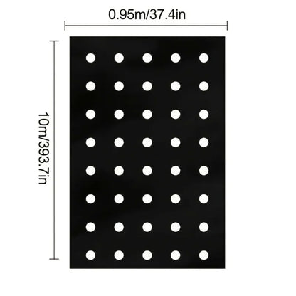 Grow Your Vegetables with Our High-Quality Black Plastic MulchFilm - Perfect for Greenhouses and Plant Protection!