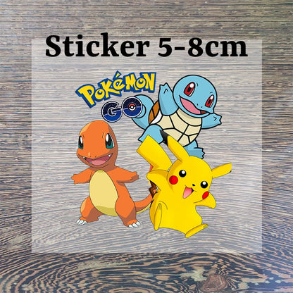 Anime Pokemons Kawaii T-shirts for Children Pikachu Cartoon Number Printed Short-sleeved Top Boys Girls Summer Fashion T-shirt