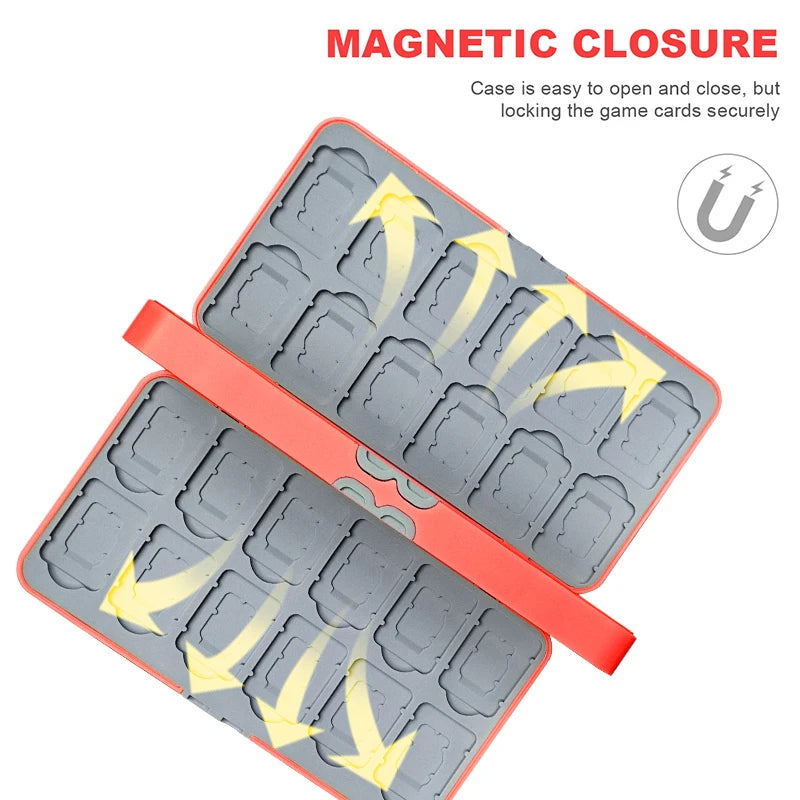 Suitable for Switch1/2 Lite/OLED game card storage box that can hold 48 games