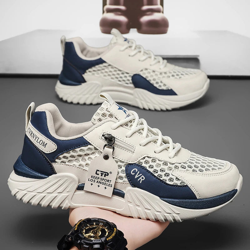 Men's Shoes Designer Luxury Outdoor Running Shoes Soft Sole Non Slip Breathable Tennis Shoe Fashion 2026 New Men Sneakers Spring