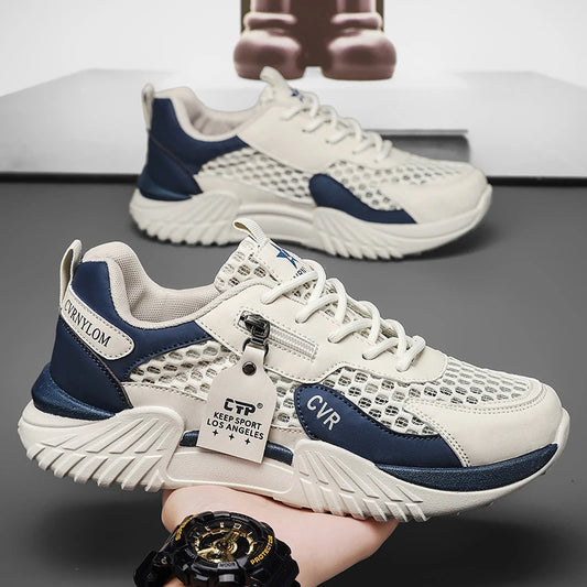 Men's Shoes Designer Luxury Outdoor Running Shoes Soft Sole Non Slip Breathable Tennis Shoe Fashion 2026 New Men Sneakers Spring