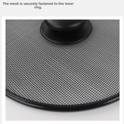 Anti-Splash Splatter Screen Fine Mesh Stainless Steel Anti Grease Lid With Handle Oil Splash Guard Frying Pan Use