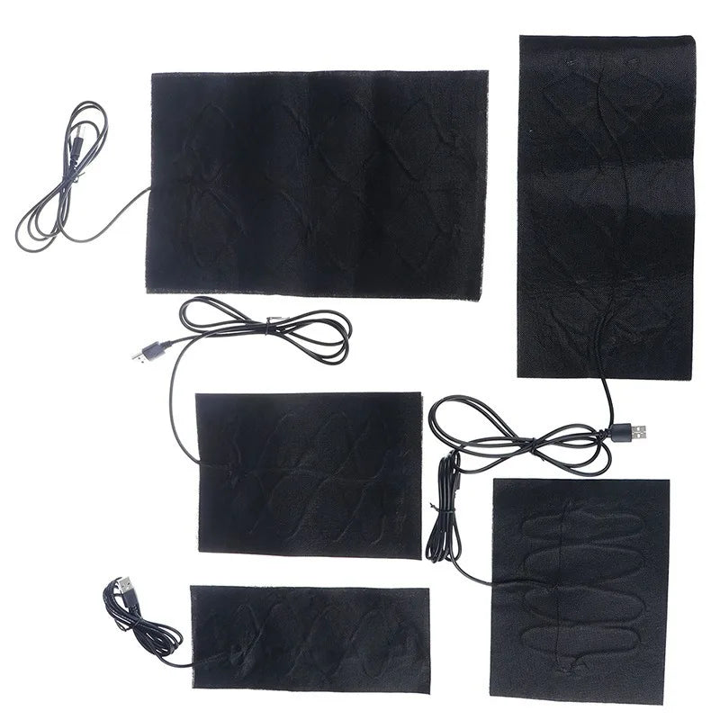 1 USB Heating Pad 5V Winter Heating Pad Temperature Control Seat Mat Sleeping Heater Carpet Multiple Sizes Available