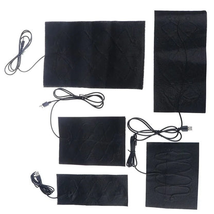 1 USB Heating Pad 5V Winter Heating Pad Temperature Control Seat Mat Sleeping Heater Carpet Multiple Sizes Available