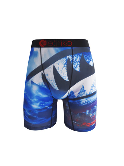 ETHIKA 1Pcs Men Underwear Boxers Breathable Mesh Crotch Man Underpants Plus Size L-3XL Mens Panties Printed Men's Boxers Briefs