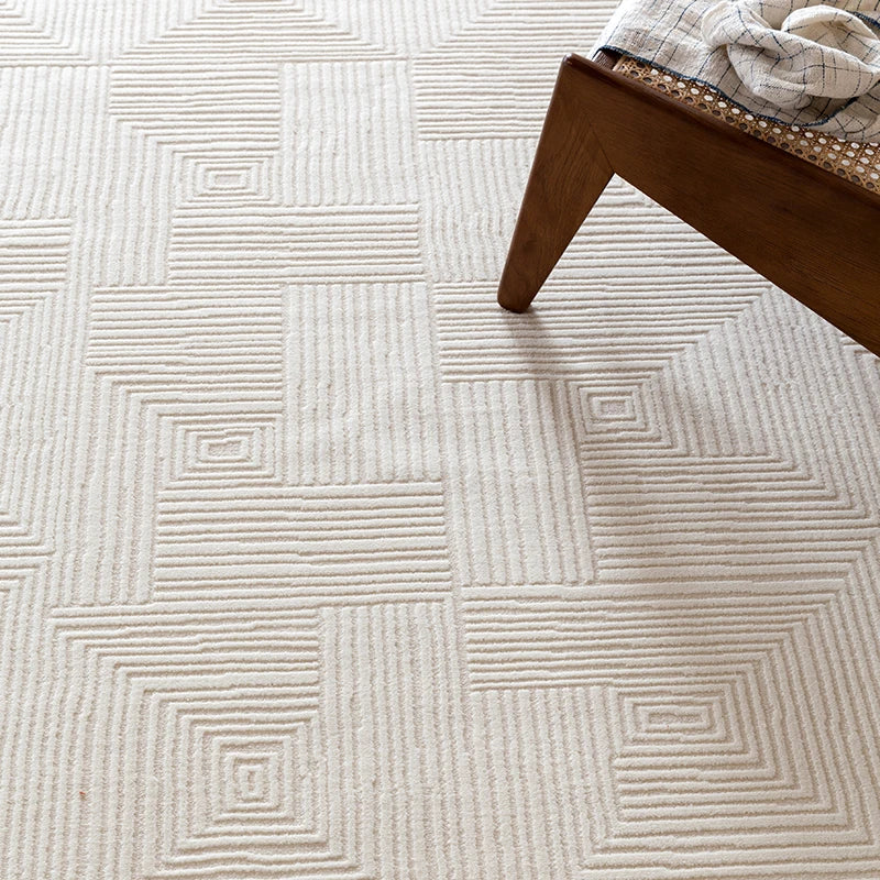 New Zealand Wool Living Room Carpet Solid Color Modern Area Rug Large Bedroom Carpets Home High Quality Floor Mat Nordic Rugs