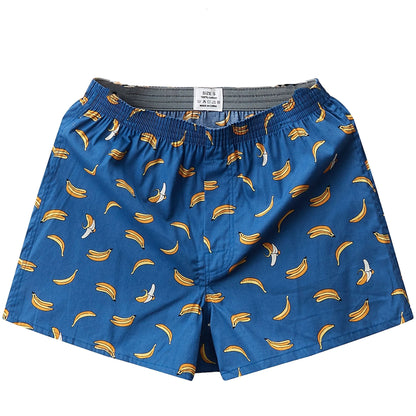 1PC 100% Cotton Men's Underwear Soft Comfortable Men's Underwear Men's Shorts Home Loose Stretch Men's Aloe Pants Boxer Briefs