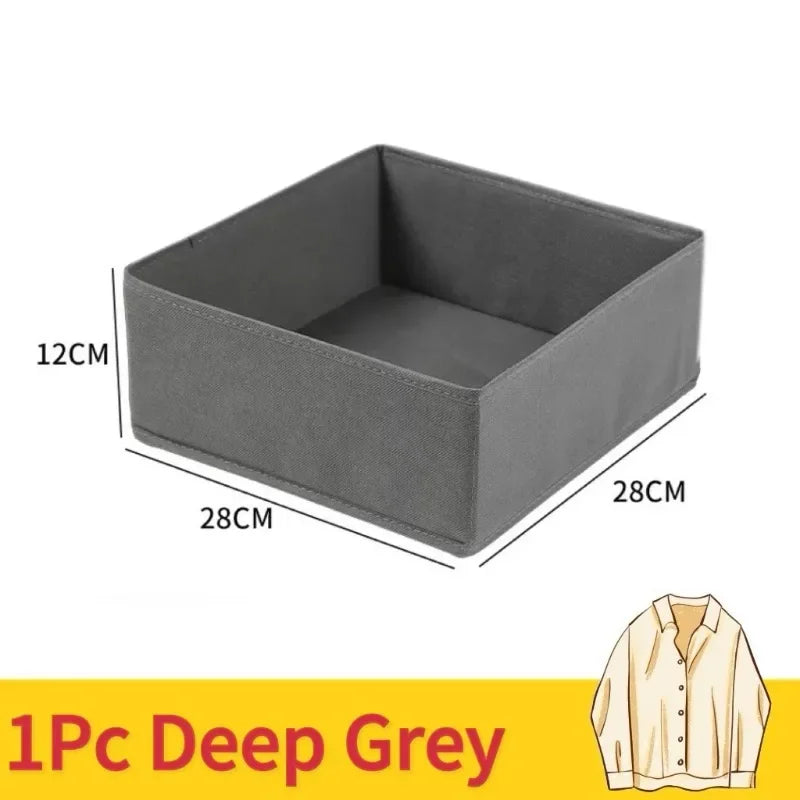 Underwear Organizers Of Cabinets And Drawers Wardrobe Clothes Bra Organizer For Underwear Socks Pants Home Foldable Storage Box