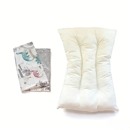 Kids Pillow with Pillowcase Set For Toddler Infant Soft Children Sleeping Pillow Core Cover for Baby Nursery Crib Travel 30x50cm