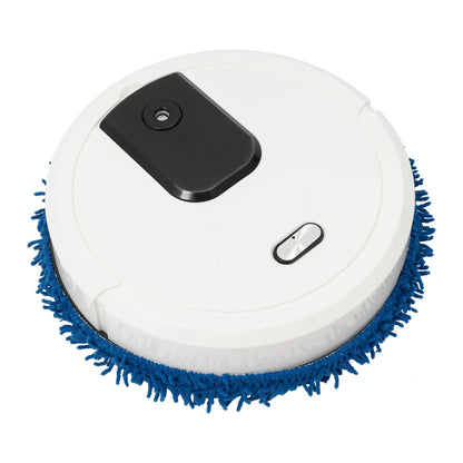 Robot Vacuum and Mop Vacuum Cleaner Wet Dry Automatic Mopping Spraying USB Rechargeable ABS 60min Low Noise Floor Cleaner Home Cleaning Machine