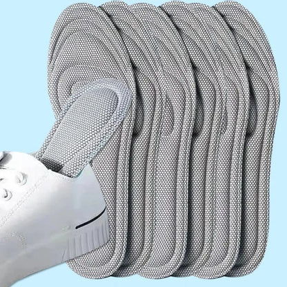 10/20pcs Memory Foam Orthopedic Insoles Shoes Men Women Nano Antibacterial Deodorization Insole Sweat Absorption Running Cushion
