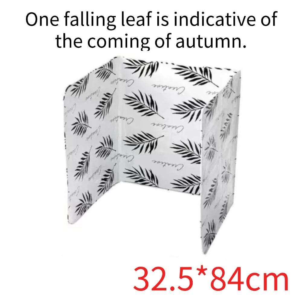 Kitchen Gas Stove Baffle Non Stick Aluminum Foil Splash Guard Adjustable Design Easy To Clean Protects Walls and Counters