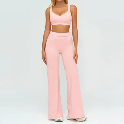 Yoga Suit 2PCS Women Tracksuits Sports Outfits Gym Clothes Running Sports Bra Suits Female Workout Yoga Clothes Athletic Wear