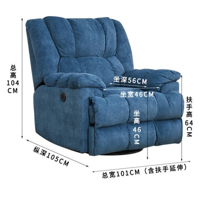 New Design Elegance Sofa Modern Electric Fabric Recliner Sectional Sofa with USB Port for Living Room Sofa Retratil E Reclinavel