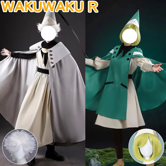 IN STOCK Qifrey Coco Cosplay Costume Anime Witch Hat Atelier【XS-2XL】WakuWaku-R Women Halloween Cute Hat Cloak Wig Plus Size