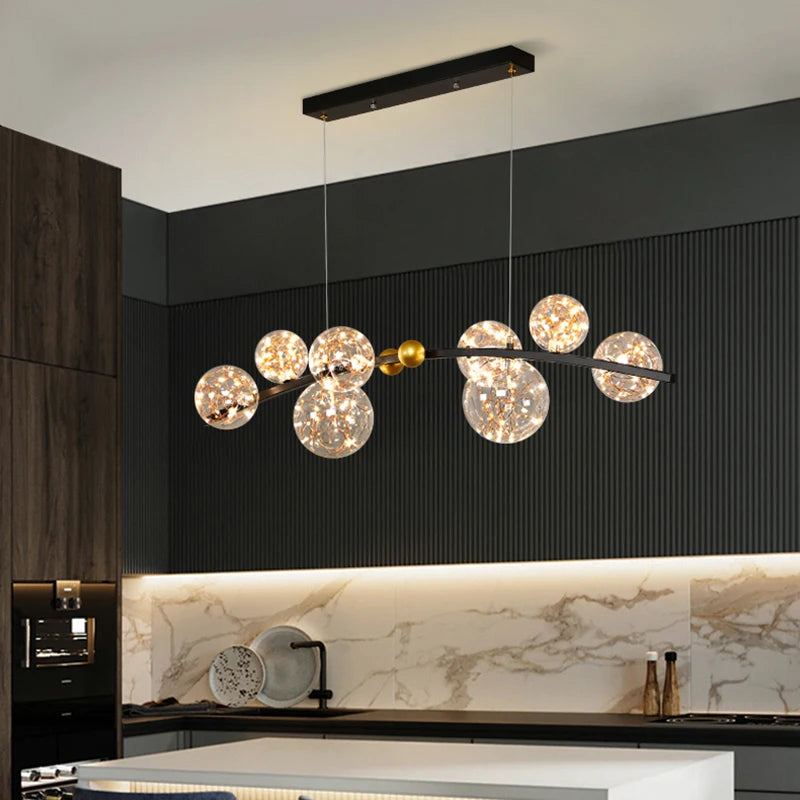 Nordic home decor dining room Pendant lamp lights indoor lighting Ceiling lamp hanging light Chandelier lamps for living room