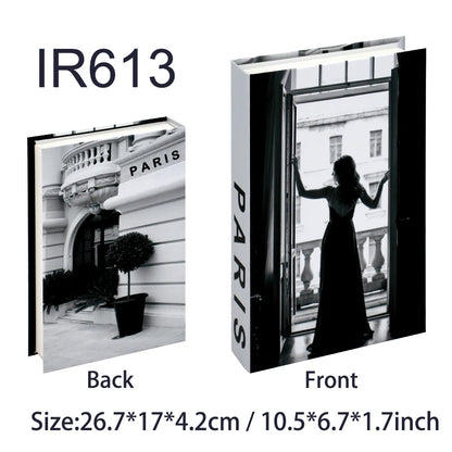 Luxury Fake Books Home Decoration Accessories for Living Room Fashion Fake Book Storage Box Simple Nordic Coffee Table Books